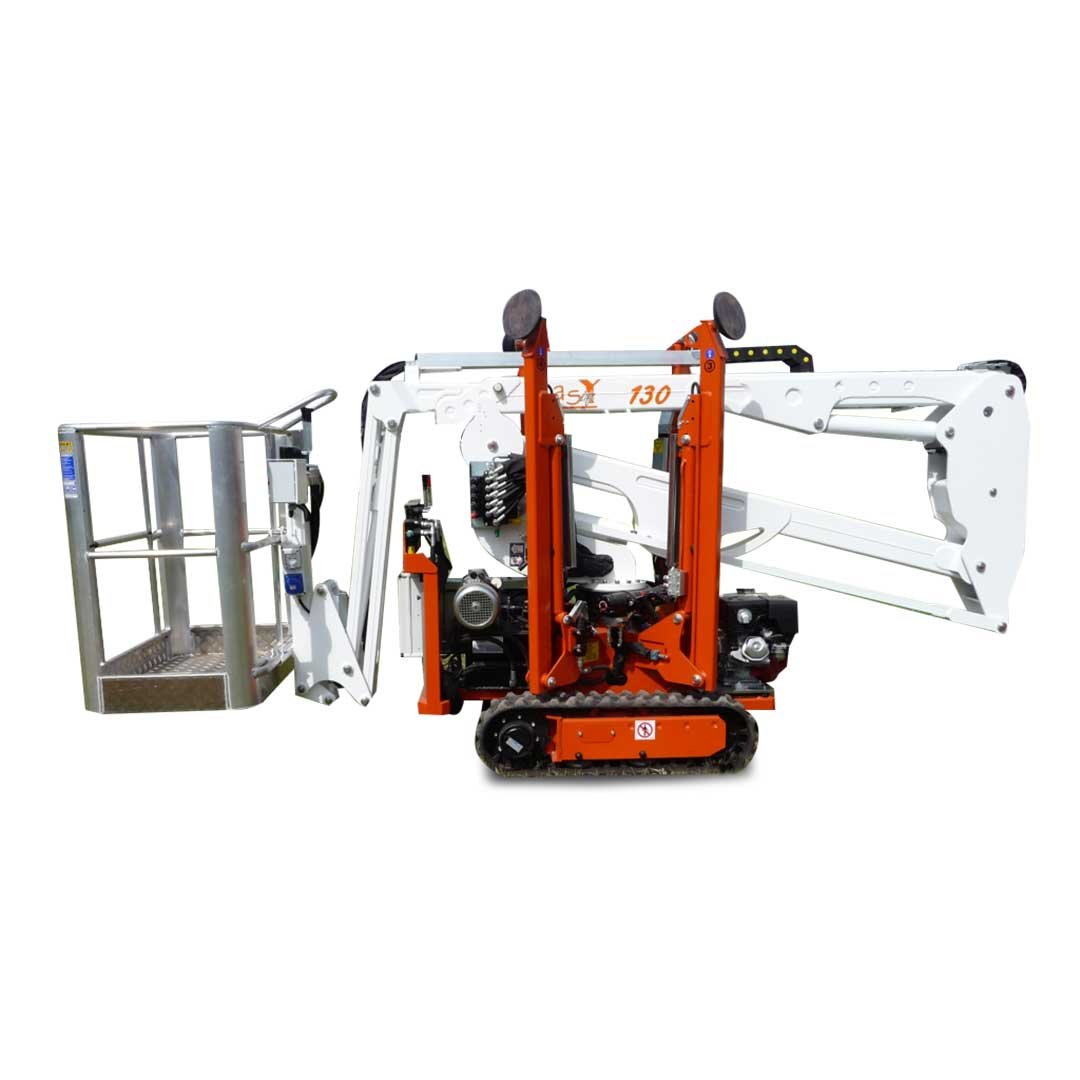 R130 Spider Boom lift closed