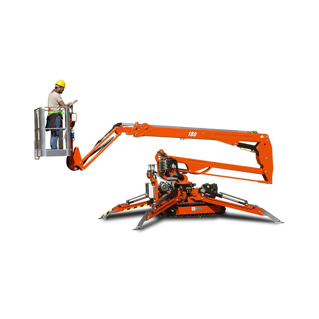 R180 Spider Boom lift - closed