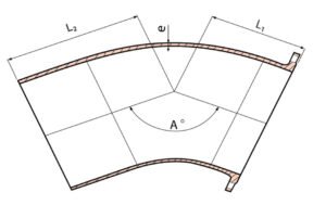 Flanged spigot bend