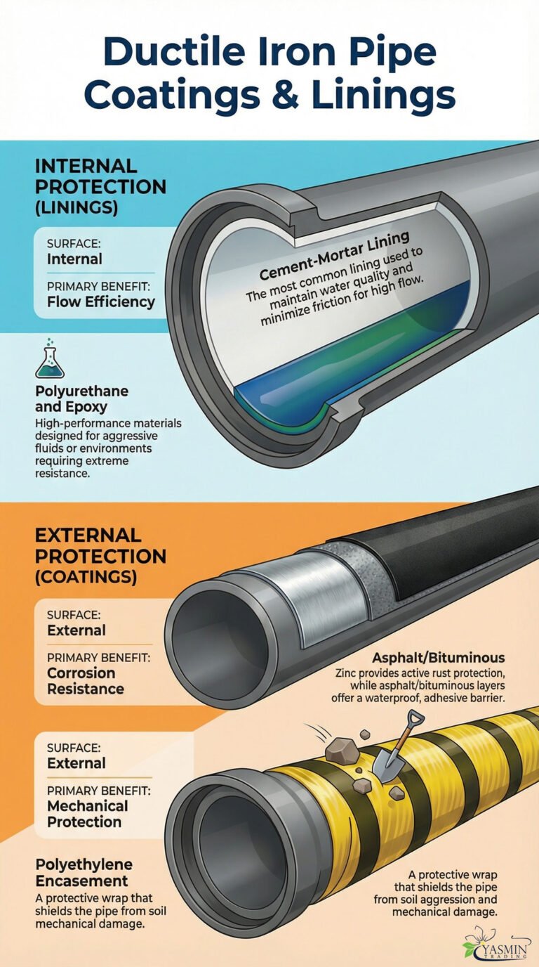 Coatings & Linings of Ductile Iron Pipes: A Comprehensive Guide ...