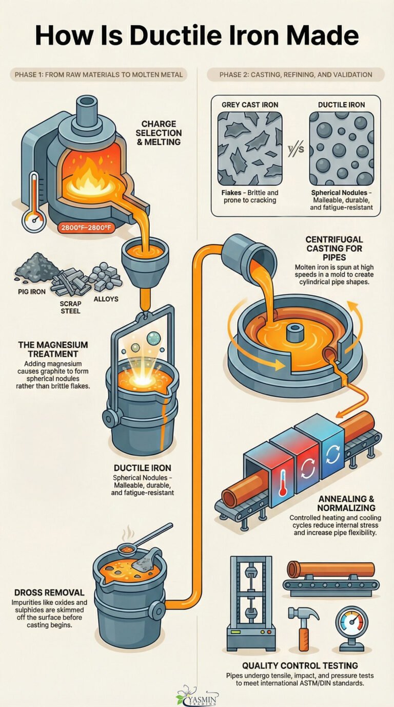 How Is Ductile Iron Made? 5 Critical Steps of Ductile Iron Production ...