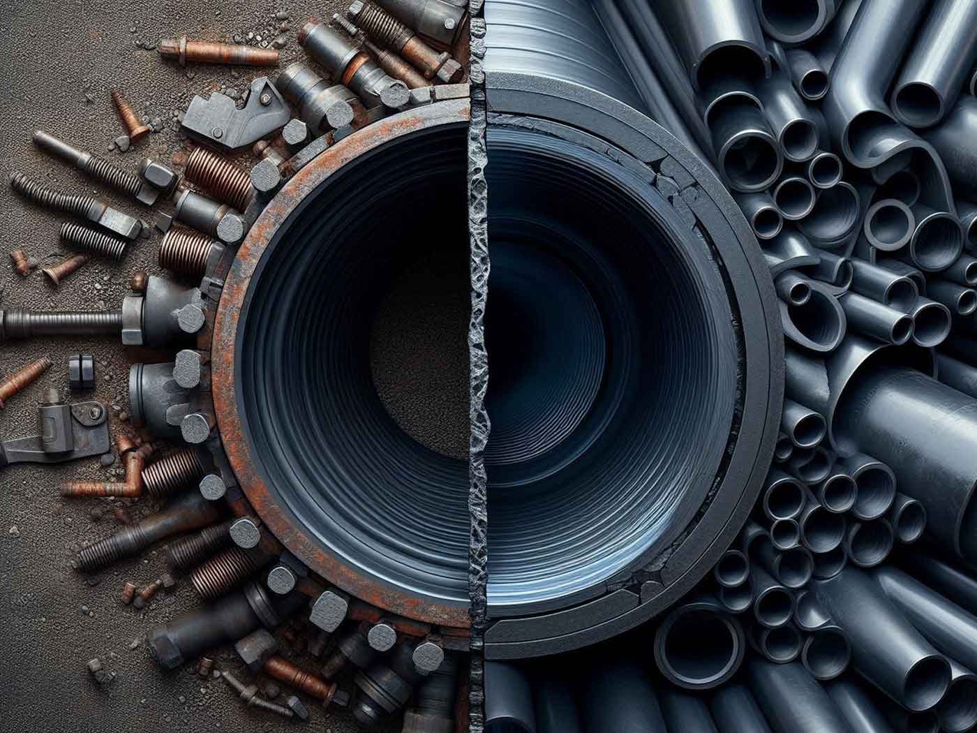 ductile iron pipe vs hdpe