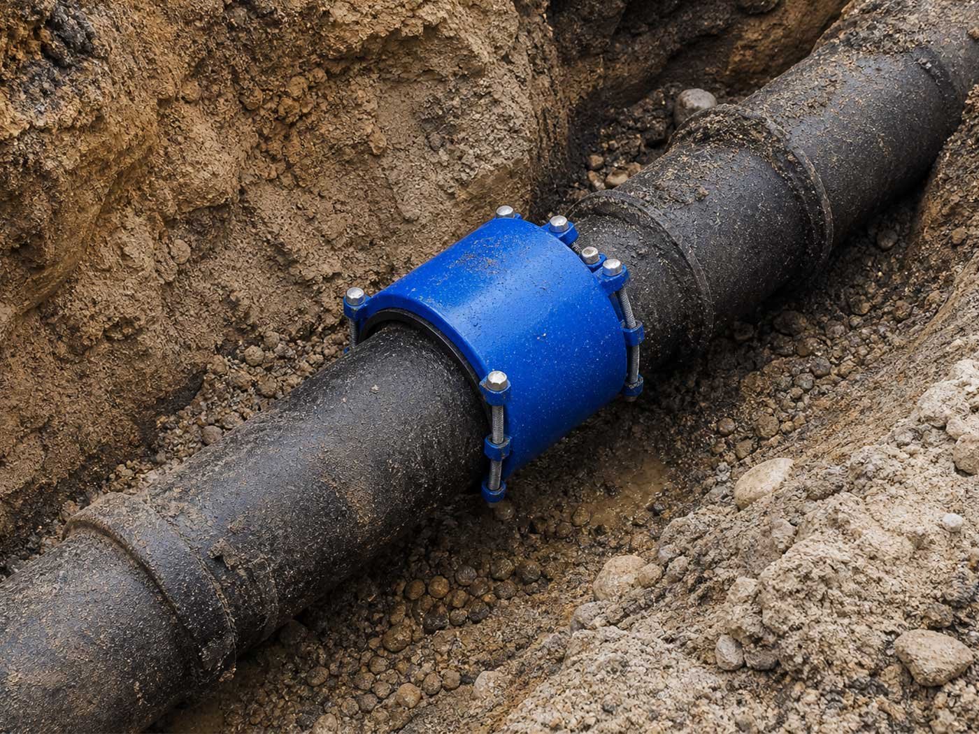 Ductile Iron pipe repair