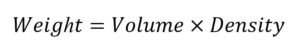 weight formula