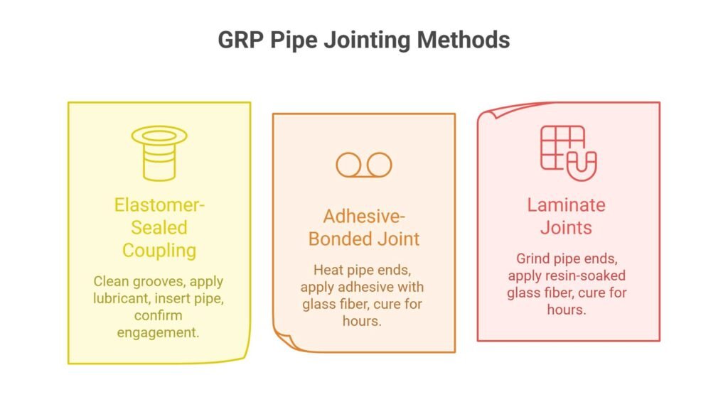 Jointing Methods for GRP Pipe installation
