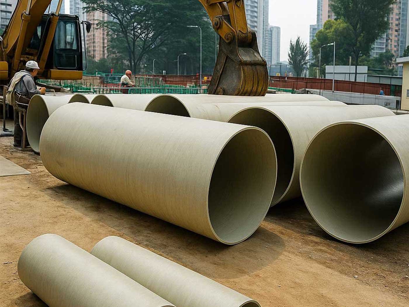 grp pipe weight