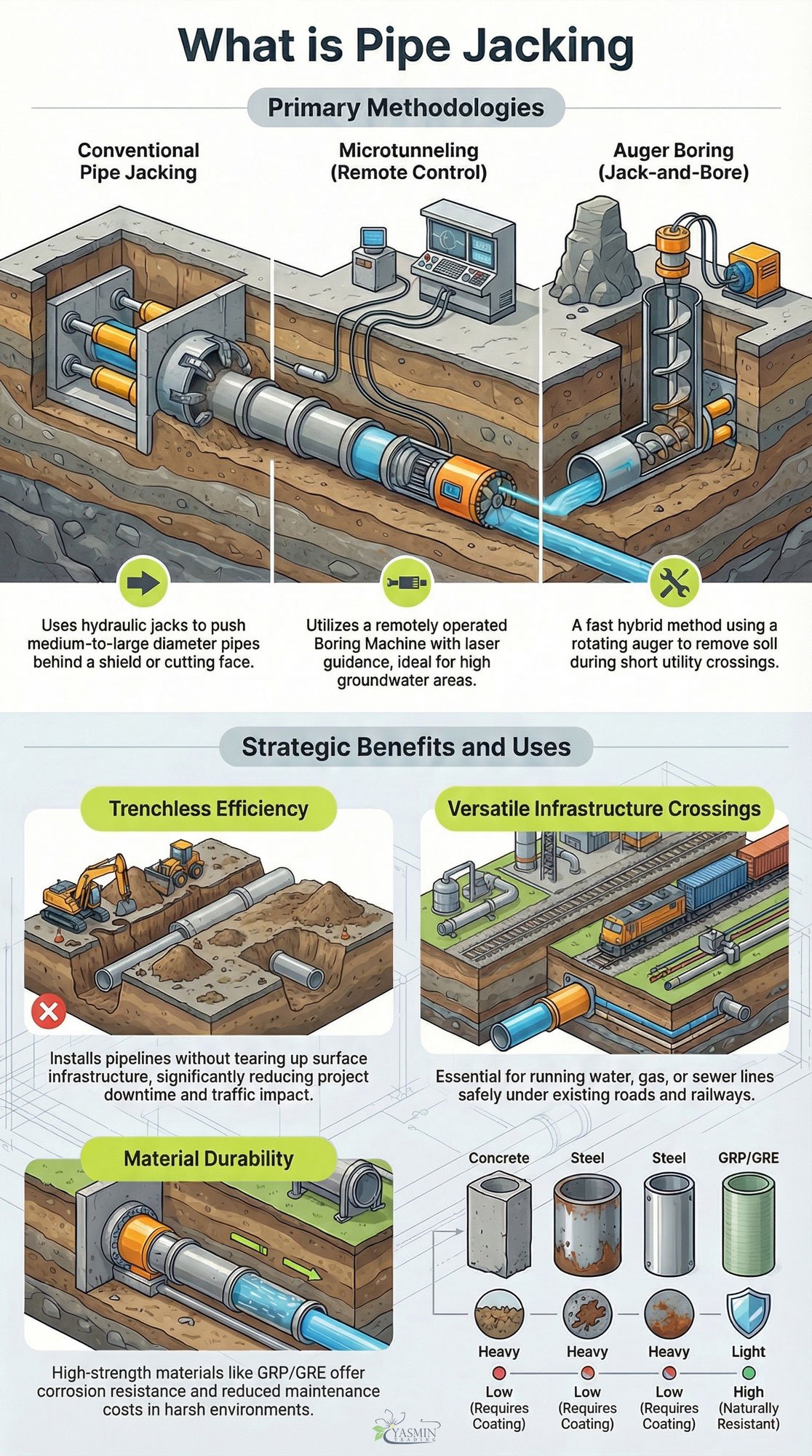 pipe jacking infographic